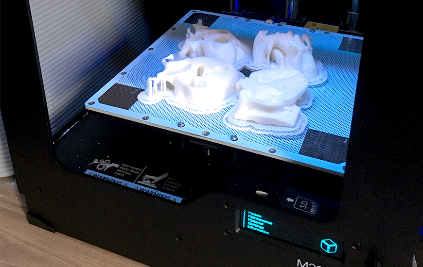 ZORTRAX Case Study GUM 3D printed heart model parts