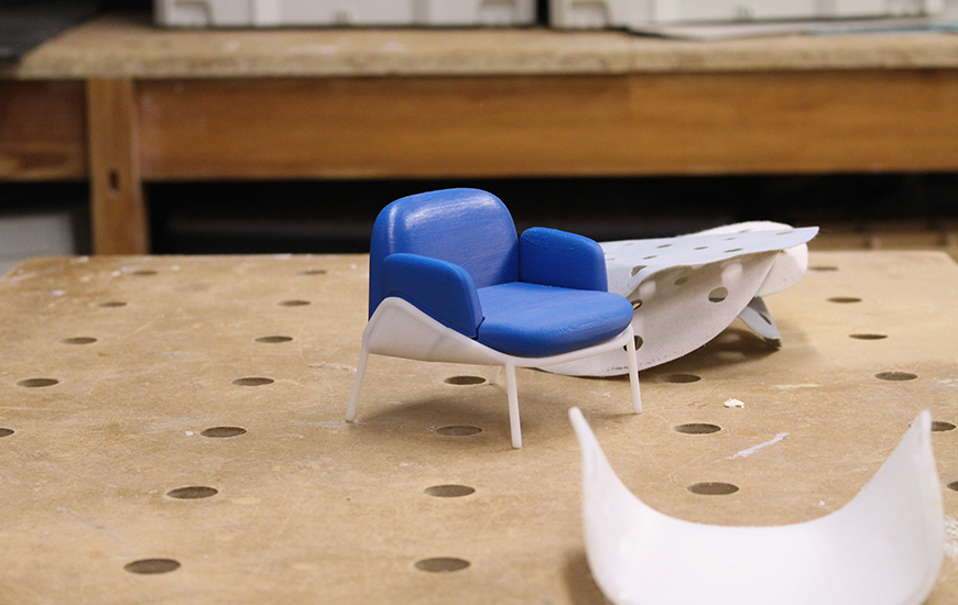 ZORTRAX_3D printed chair model